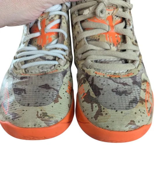 PUMA LaMELO Ball MB.01 Digital Camo Khaki Orange Big kid 5.5 Shoes - Picture 10 of 11